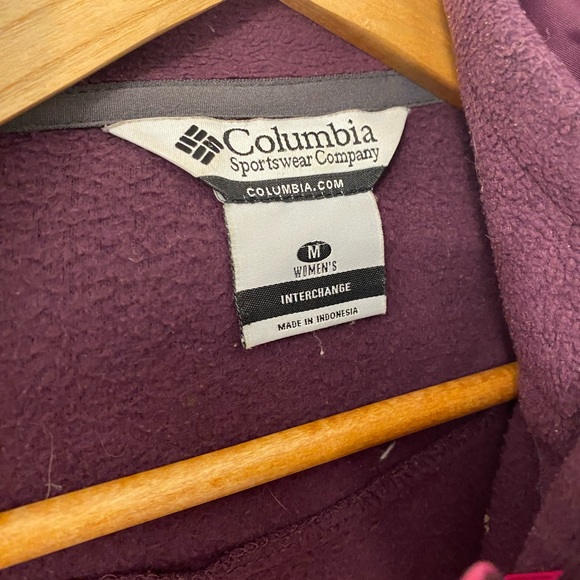 Columbia pink jacket double layer shell and warm layer - Picture 4 of 4